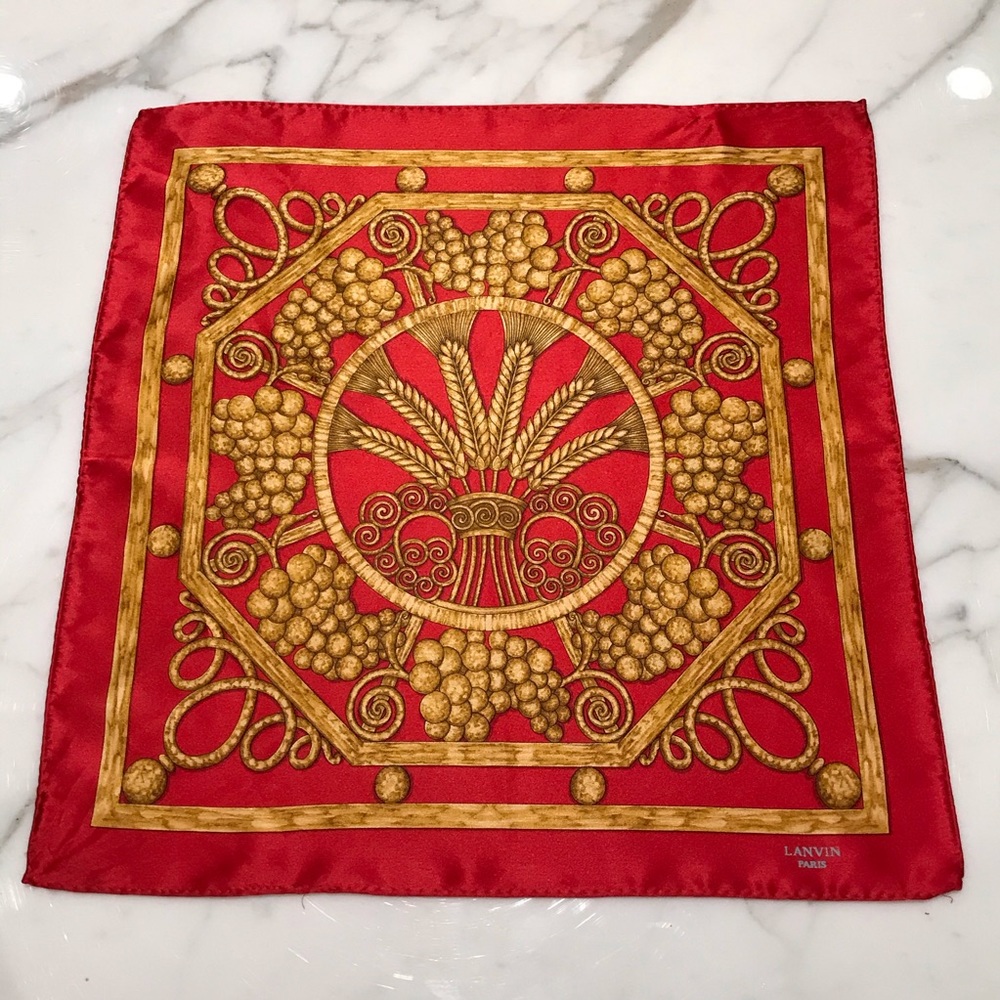 LANVIN pocket square